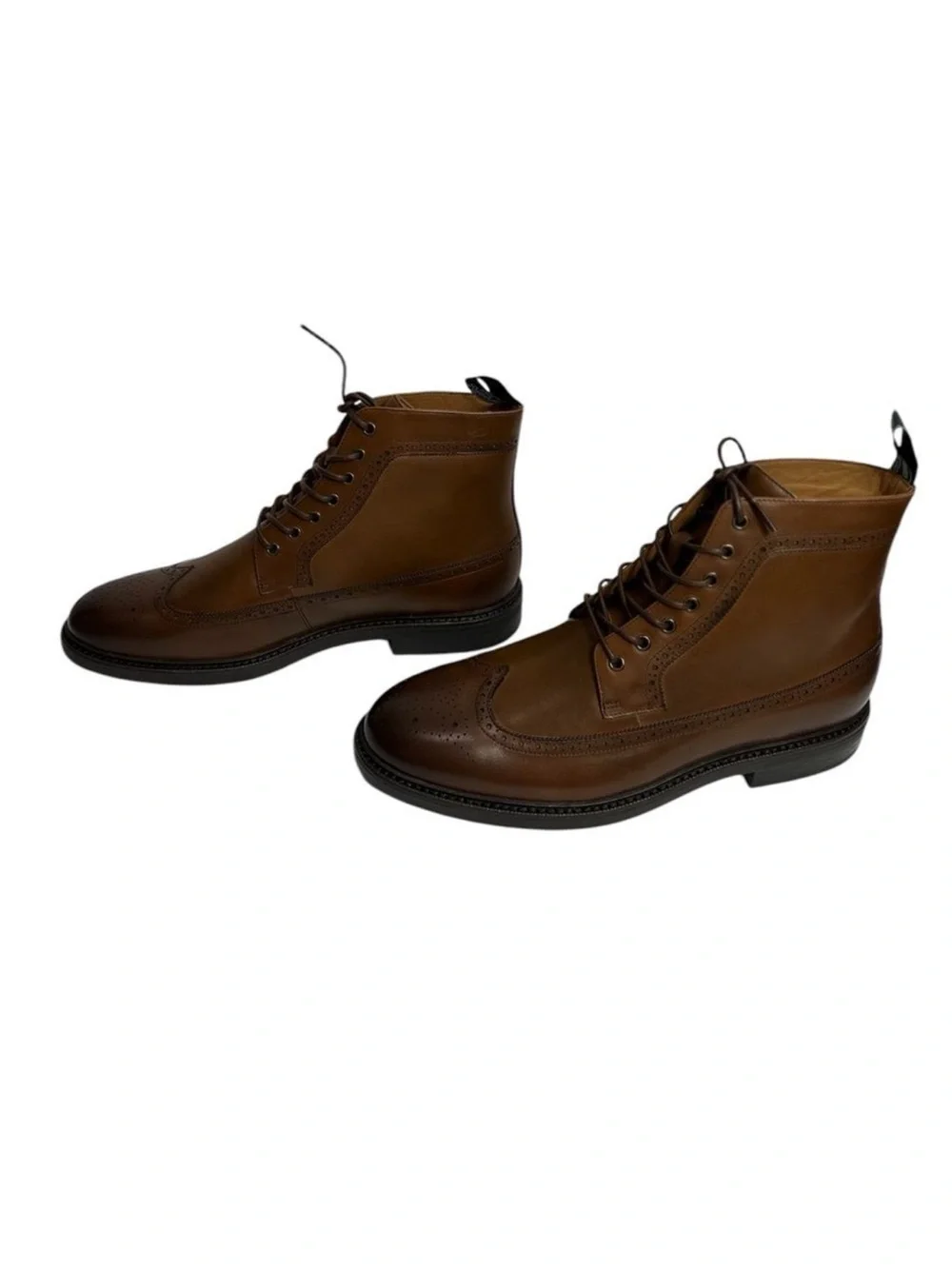 Polo Ralph Lauren Men's Asher leather wingtip boots